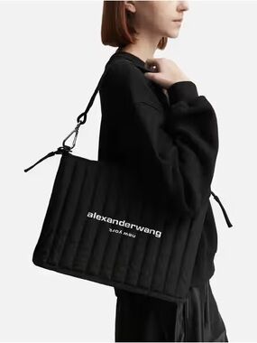 Alexander wang tech case bag with silver detail